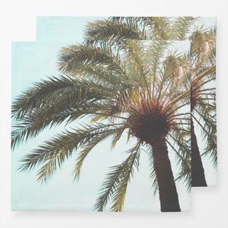 Servietten Palmenblätter im Wind