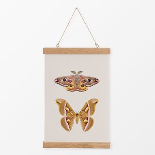 Textilposter Moths