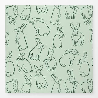 Tischdecke Bunnies Green