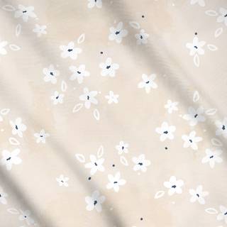 Meterware Mini White Flower Pattern