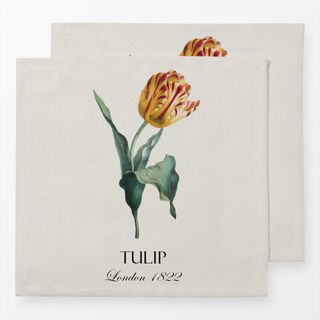 Servietten Nostalgische Tulpe