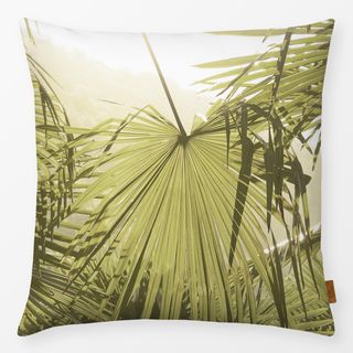 Kissen Dschungel mit Palmenblättern