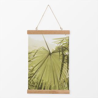Textilposter Dschungel mit Palmenblättern