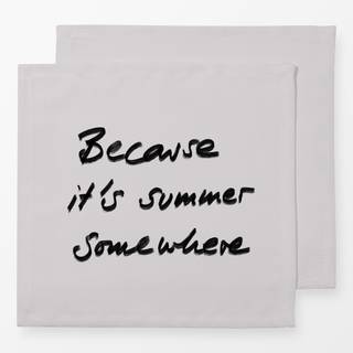 Servietten It´s summer somewhere Grau