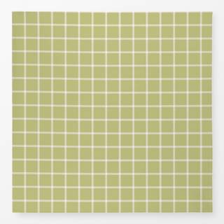 Tischdecke Grün Weiß Gingham Grid