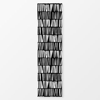 Tischläufer Shattered Stripes Black&White