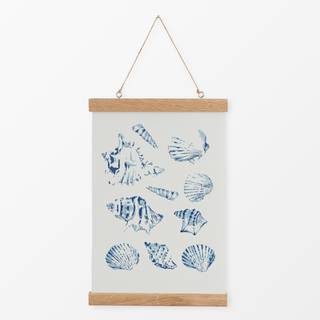 Textilposter Seashells