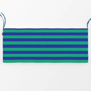 Bankauflage Horizontale Streifen blau&grün