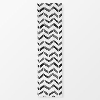 Tischläufer Zigzag  Lines Black&White