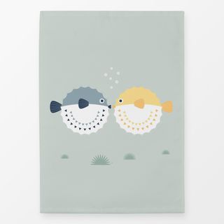 Geschirrtücher Kugelfisch Küsse