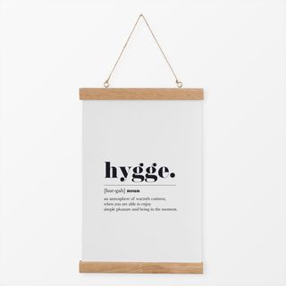 Textilposter Hygge