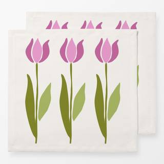 Servietten Pink tulips