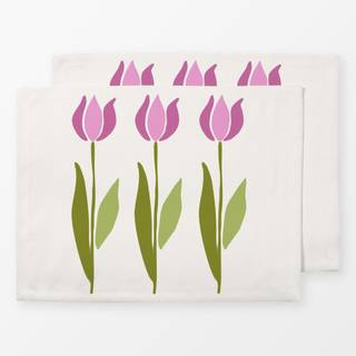 Tischset Pink tulips