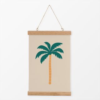Textilposter Summer Palmtree Sand