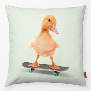 Kissen Skateboarding Duck