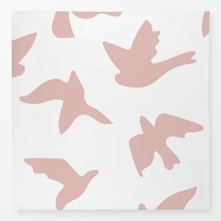 Tischdecke Fliegende Vögel Rosa