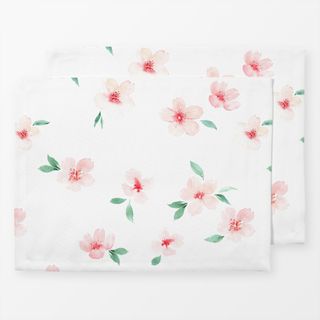 Tischset Kirschblüten Rosa Weiß
