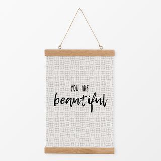 Textilposter You Are Beautiful nude