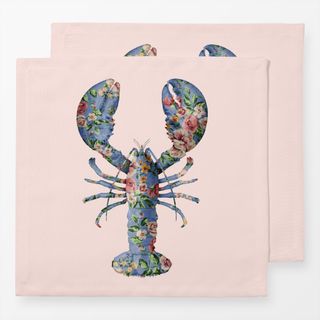 Servietten Floral Lobster