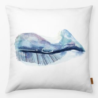 Kissen Blauer Wal