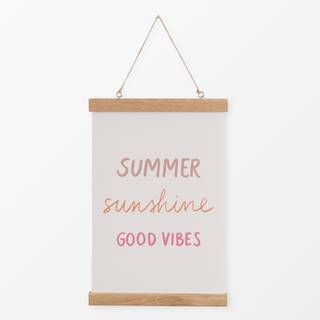 Textilposter Summer Sunshine Good Vibes