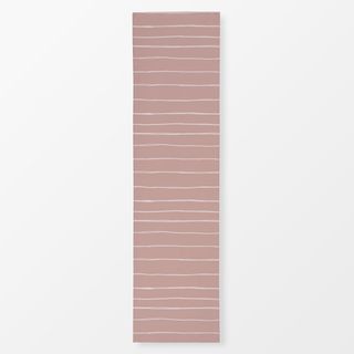 Tischläufer querstreifen-rosa