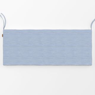 Bankauflage Stripes Streifen white on blue