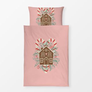 Bettwäsche Lebkuchenhaus Pink