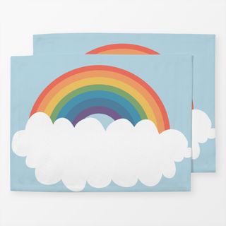 Tischset Vintage Rainbow Regenbogen