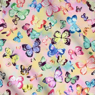 Meterware Butterflies Summer Candy