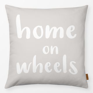 Kissen Home on Wheels beige