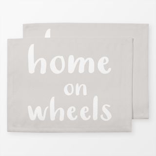 Tischset Home on Wheels beige