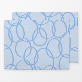 Tischset Abstract Easter Shapes Blue