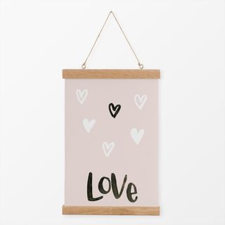 Textilposter Romantic Love