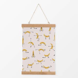 Textilposter Banana Yoga