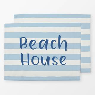 Tischset Beach House gestreift