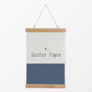 Textilposter Bester Papa