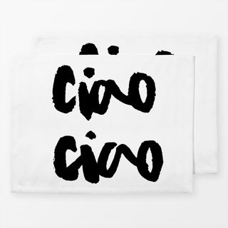 Tischset Ciao Ciao Lettering