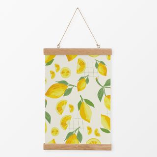 Textilposter Yellow Lemon