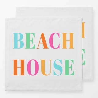 Servietten Beach House summer colors