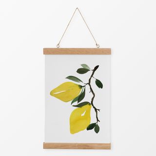 Textilposter Zitronenbaum