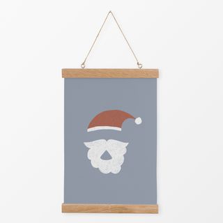 Textilposter Nordic Christmas Santa