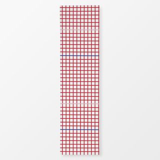 Tischläufer Grid Rot Blau Rosa