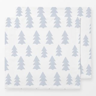 Servietten Cozy Christmas Forest White