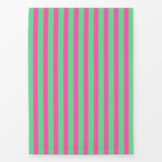 Geschirrtücher Bold Stripes green and pink