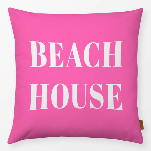 Kissen Beach House hot pink