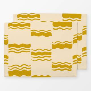 Tischset Make Waves Yellow