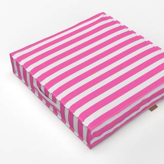 Bodenkissen Bold Stripes hot pink