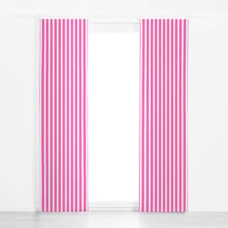 Flächenvorhang Bold Stripes hot pink