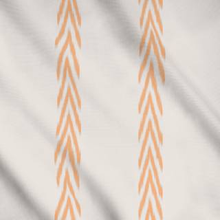 Meterware Stripes Ikat Orange